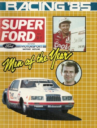 SUPER FORD 1985 DEC - NEW SVO TEST, RACING SEASON RECAP, HOT ESCORT BUILT*